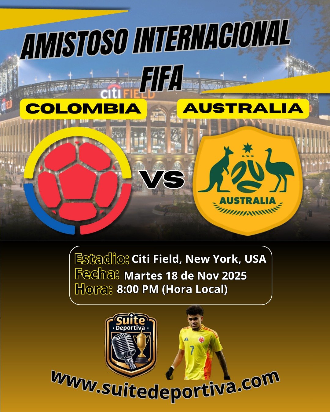 COLOMBIA YA EN NEW YORK PARA EL PARTIDO DE CIERRE FECHA FIFA 2025  