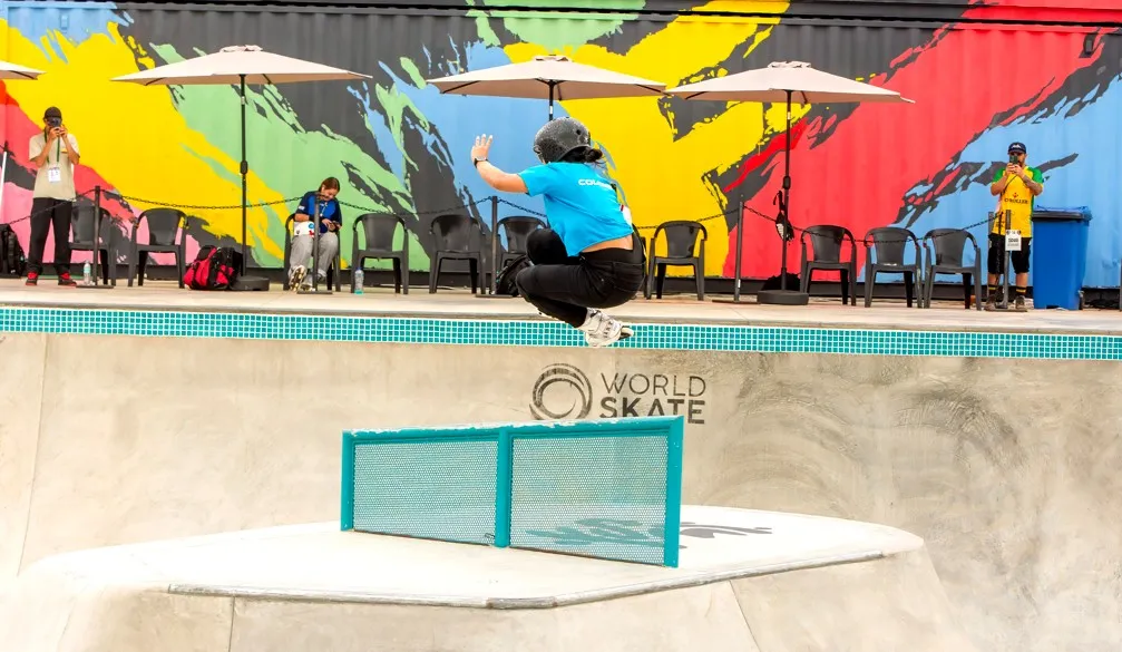 Daniela Salgado a semifinal del Mundial de Roller Freestyle Park