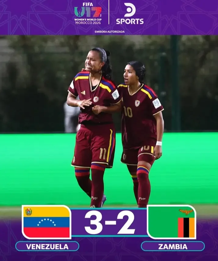 COPA MUNDIAL SUB17. Venezolanas cantan victoria ante Zambia - Fondo
