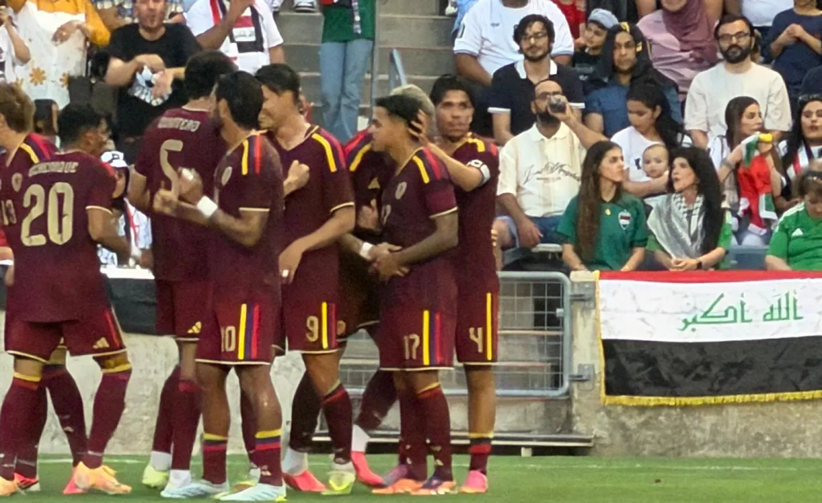 VENEZUELA da golpe de autoridad y vence 2-0 a la mundialista IRAQ  - Fondo