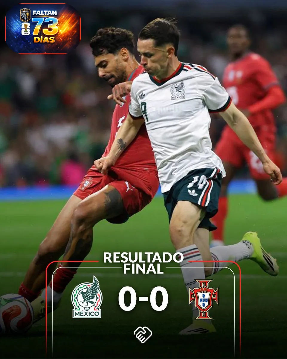 MÉXICO Estuvo a la altura de PORTUGAL, mostrando un nivel superior al que muchos esperaban  - Fondo