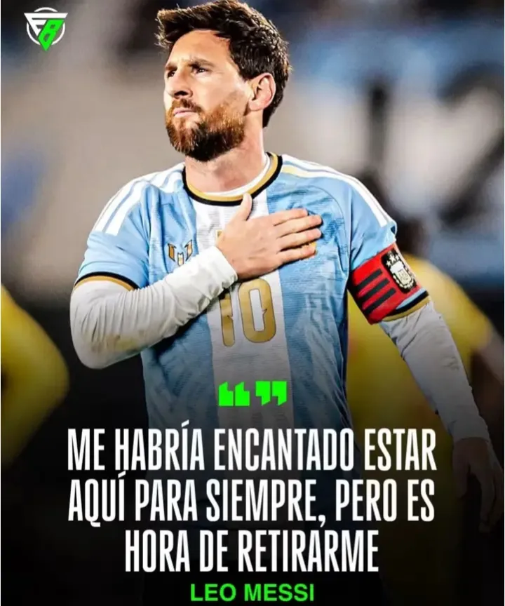 LIONEL MESSI: "Es hora de decir adiós, gracias por quererme tanto"