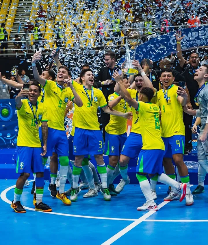 BRASIL levanta el trofeo del Suramericano SUB 20 de Fútbol Sala