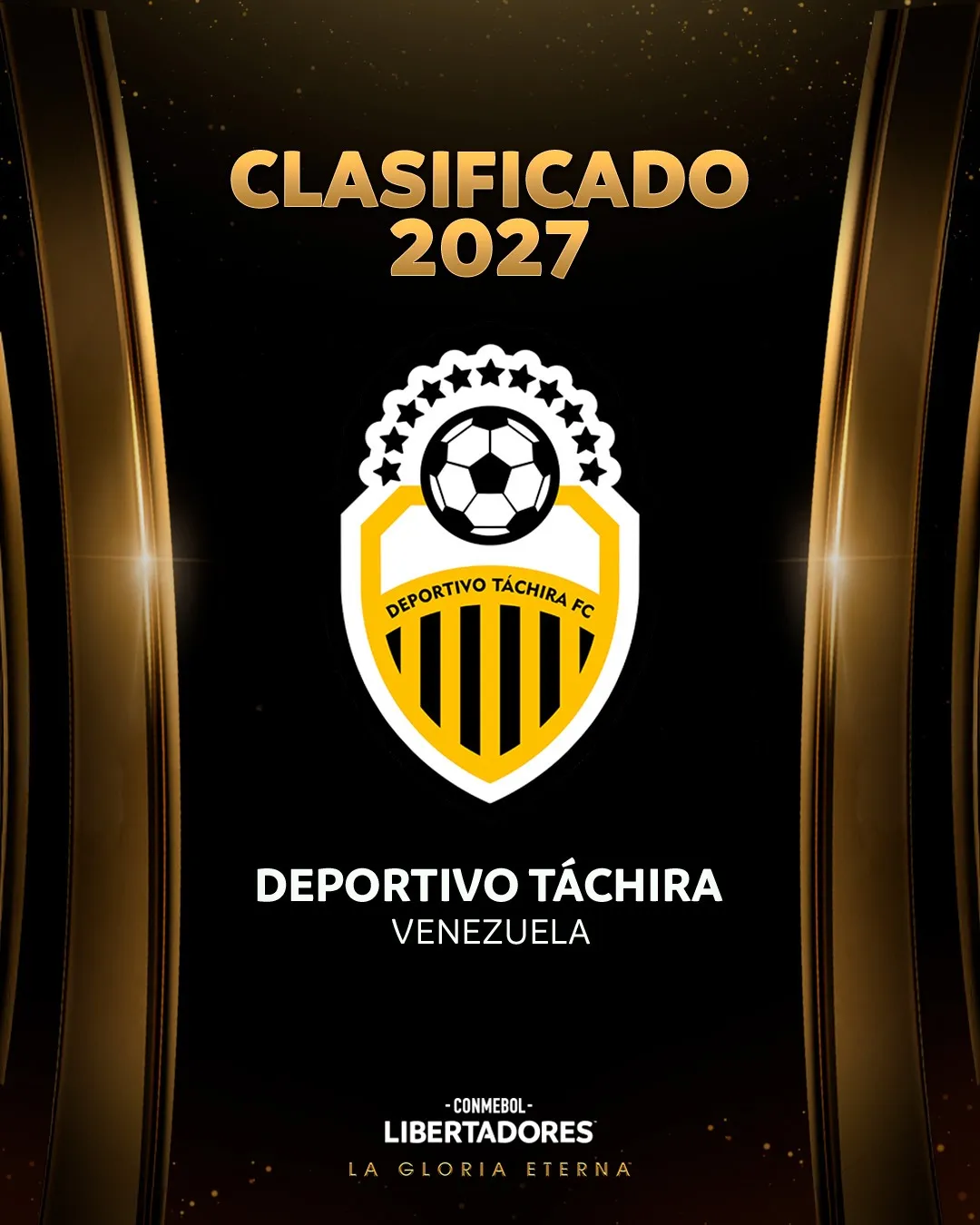 Táchira y Metropolitanos clasificados a la Copa Libertadores 2027