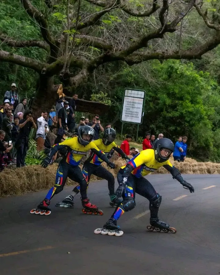 Colombia es la nueva POTENCIA en patinaje Inline Downhill