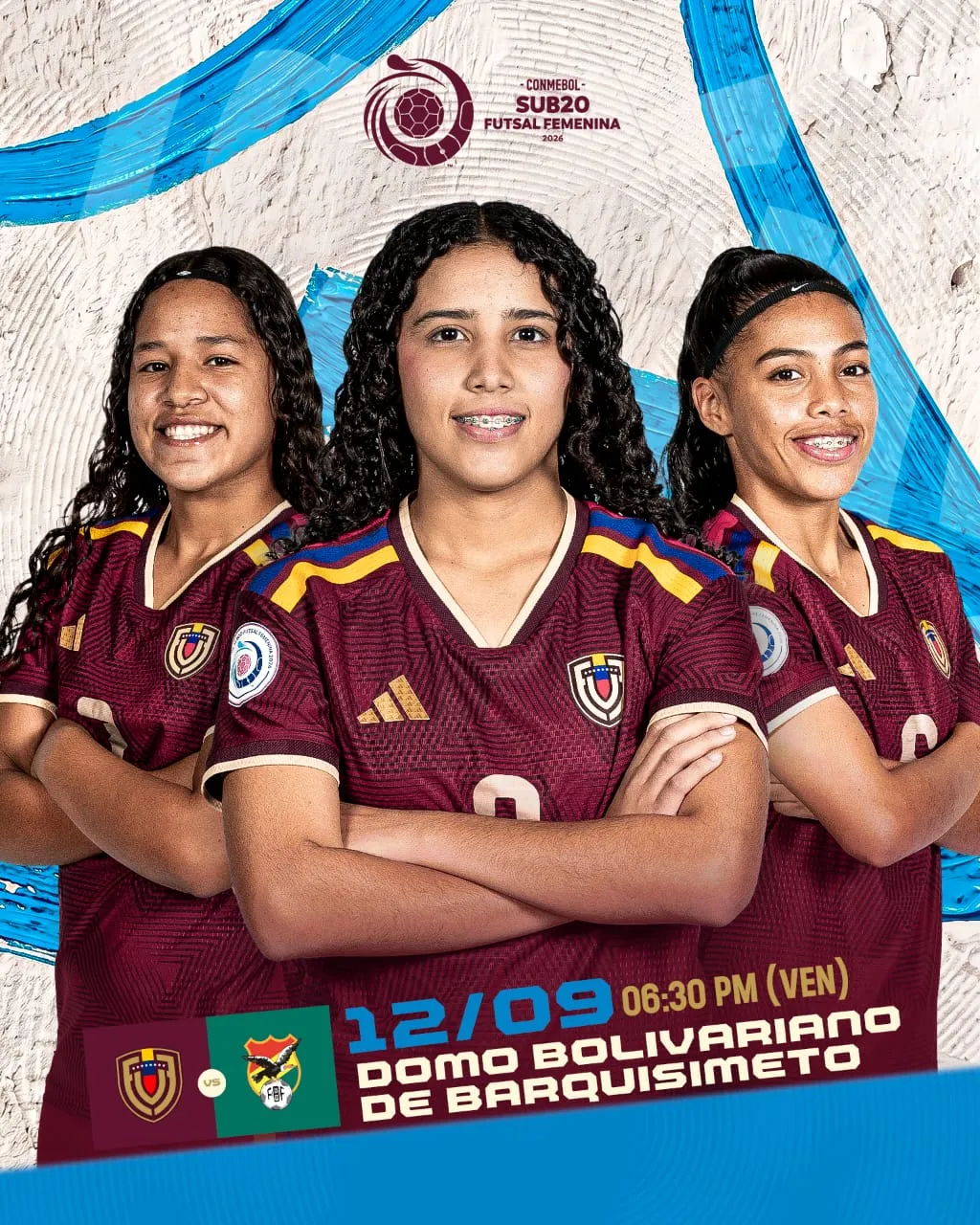 Futsal U20. The Conmebol Women's Tournament starts. - Fondo